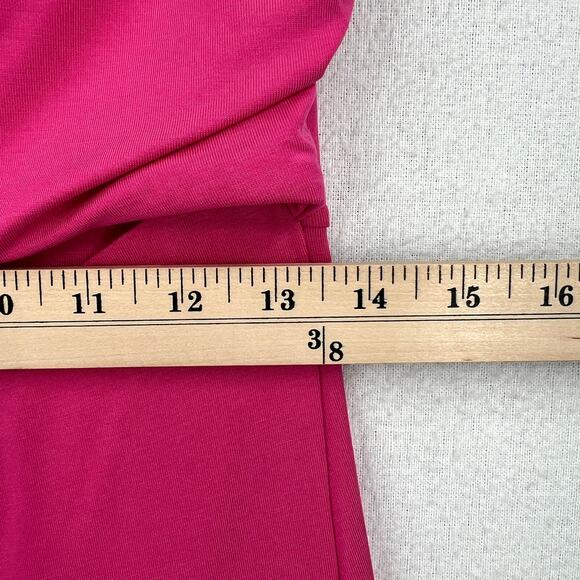 L SPACE Corsica Dress Womens XL Pink Bougainvillea Strapless Cut Out Midi Beach - Picture 14 of 16